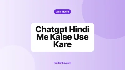 chatgpt hindi me kaise use kare cover 1